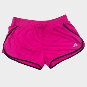 Adidas Hot Pink Workout Gym Shorts Large